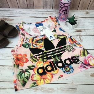 Adidas Floralita tank top 🌸💐🌹